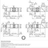 SICK VTF18-3P5740 Photoelectric proximity sensor PNP