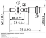 SICK IM05-0B8PS-ZT1Inductive proximity sensors PNP