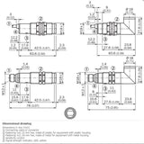 SICK VTF18-3F1212 Photoelectric proximity sensor PNP