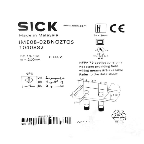 SICK IME08-02BNOZTOS