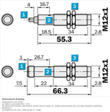 SICK VS/VE12-2P430 Through-beam photoelectric sensor PNP