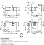 SICK VS/VE18-4N3740 Through-beam photoelectric sensor NPN