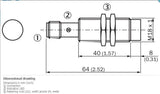 SICK IM18-12NPS-ZC1 Cylindrical thread design PNP
