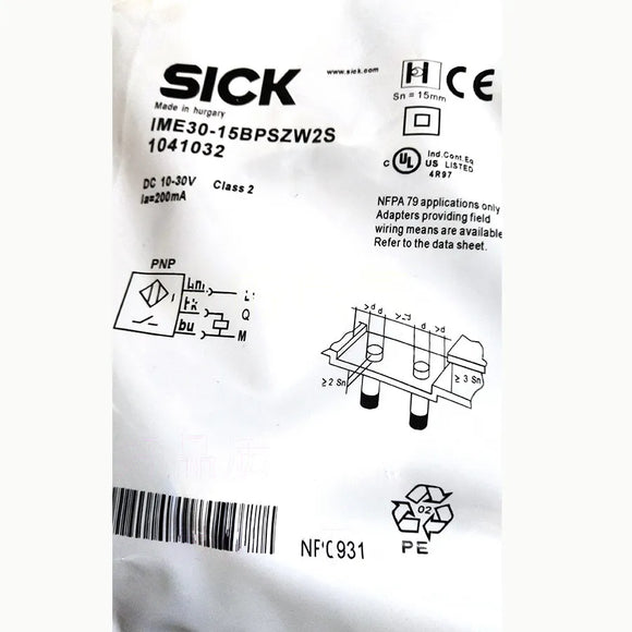SICK IME30-15BPSZW2S