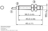 SICK IM08-04NAO-ZW1 Cylindrical thread design PNP