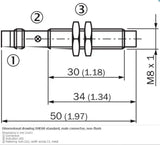 SICK IME08-2N5NOZT0S Inductive proximity sensors NPN