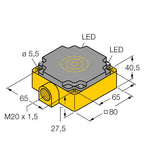 Turck NI50-CP80-FZ3X2 13406 Inductive Sensor