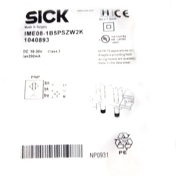 SICK IME08-1B5PSZW2K