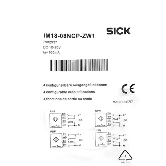 SICK IM18-08NCP-ZW1